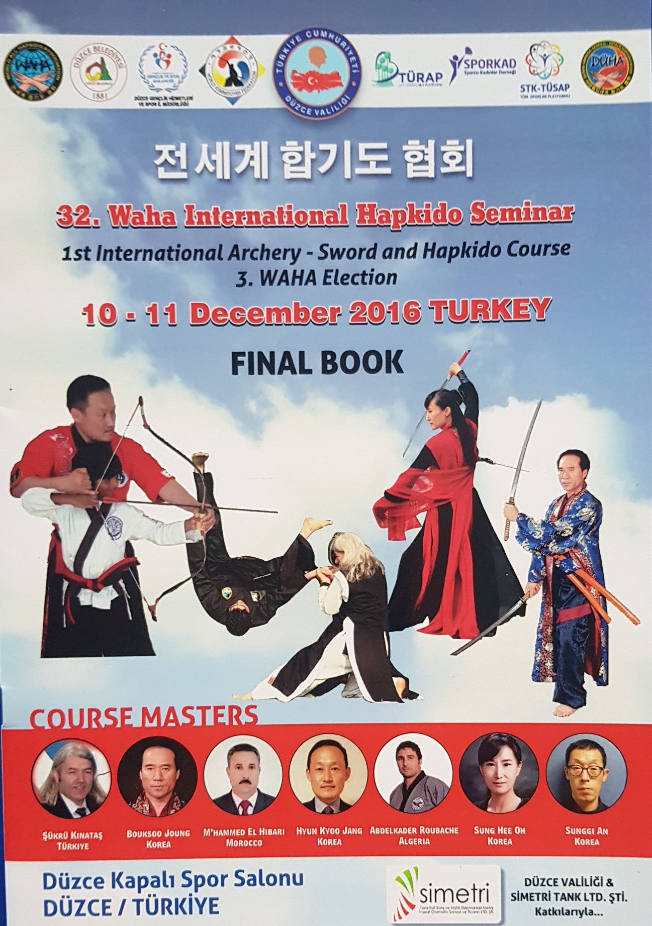 32nd WAHA International Hapkido Seminar - Duzce 2016